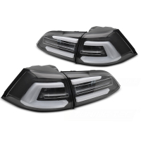 [Led hátsó lámpák fekete Seq Vw Golf 7 13-17 Sw]