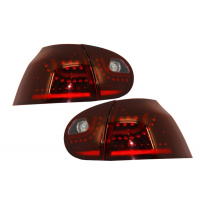 [LED-es hátsó lámpák VW Golf V 5 (2004-2009) balkormányos (LHD) Cherry Red Urban Style modell]