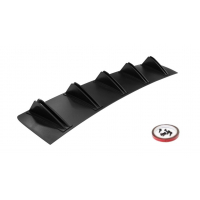 [Universal Car Rear Bumper Diffuser Black]