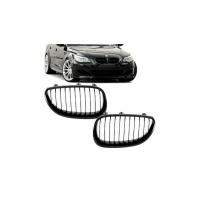 [Grill BMW 5 E60 E61 Egysoros Matt Fekete]