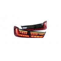 [Fények BMW 3 G20 G80 Hátsó Dinamikus LED Piros]