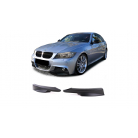 [Diffúzor BMW 3 E90 E91 Facelift Elülső Lökhárító Matt Fekete]