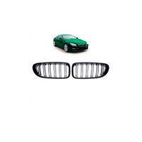 [Grill BMW 6 F13 F12 F06 Dual Line Matt Fekete]