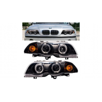 [Fények BMW 3 E46 Elülső Fekete]