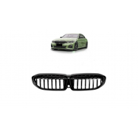 [Grill BMW 3 G20 G21 Single Line Fényes Fekete]