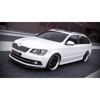 [Maxton Design oldalsó küszöbök Škoda Superb Mk2-hez, ABS műanyag, felületkezelés nélkül]