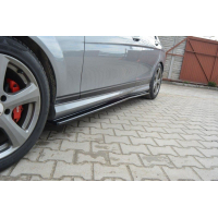 [Maxton Design diffúzorok az oldalsó küszöbök alá Mercedes C-osztály W204/AMG-Line modellhez, ABS műanyag, felületkezelés nélkül]
