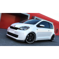 [Maxton Design spoiler az első lökhárító alá Škoda Citigo számára, ABS műanyag, felületkezelés nélkül]