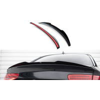 [Maxton Design spoiler hosszabbító Audi S4 B8-, fekete fényes ABS műanyag]