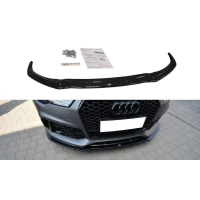 [Maxton Design első lökhárító spoiler ver.1 Audi RS7 C7 FL-hez, ABS műanyag, felületkezelés nélkül]