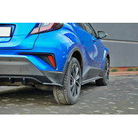 [Maxton Design oldalsó diffúzorok a hátsó lökhárító alá Toyota C-hr-hez, karbon-Look]