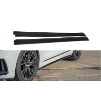 [Maxton Design diffúzorok az oldalsó küszöbök alá Audi Q8 Mk 1, ABS műanyag, felületkezelés nélkül, S-Line]