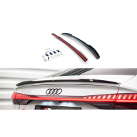 [Maxton Design spoilerkiegészítő Audi A7 C8 S-Line-, fekete fényes ABS műanyag]