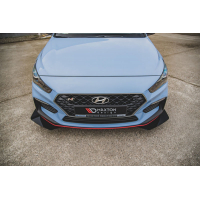 [Maxton Design sarokspoilerek az első lökhárító alá Hyundai i30 N Mk3-, fekete fényes ABS műanyag]