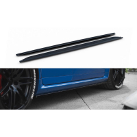 [Maxton Design Diffúzorok az oldalsó küszöbök alá Audi RS4 B7-hez, fekete fényes ABS műanyag]