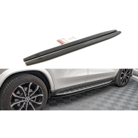 [Maxton Design diffúzorok az oldalsó küszöbök alá Mercedes GLS X167 /AMG- Line modellhez, carbon-Look]