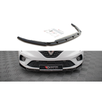 [Maxton Design első lökhárító spoiler Renault Clio Mk5-öshöz, fekete fényes ABS műanyag]
