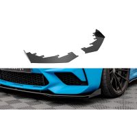 [Maxton Design Corner spoilerek az első lökhárító alá BMW M2 F87-hez, fekete fényes ABS műanyag, Competition]