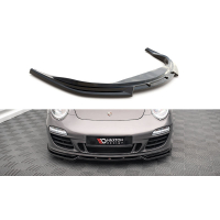[Maxton Design spoiler az első lökhárító alá ver.2 Porsche 911 997 Carrera GTS Facelifthez, ABS műanyag, felületkezelés nélkül]