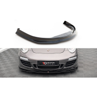 [Maxton Design első lökhárító spoiler Porsche 911 997 Carrera GTS Facelifthez, ABS műanyag, felületkezelés nélkül]