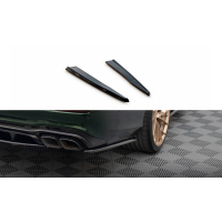 [Maxton Design Oldalsó diffúzorok a hátsó lökhárító alá Mercedes E osztály W213 Facelift/63AMG modellhez, fekete fényes ABS műanyag]