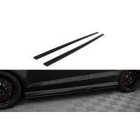 [Maxton Design "Street Pro" oldalsó küszöbdiffúzorok Audi RS3 8V Facelifthez, ABS műanyag, felületkezelés nélkül, szedán]