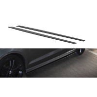 [Maxton Design "Street Pro" oldalsó küszöbdiffúzorok Audi A3 8V-, ABS műanyag, felületkezelés nélkül, S-Line Sedan]