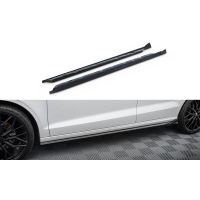 [Maxton Design diffúzorok az oldalsó küszöbök alá Audi A3 8V, fekete fényes ABS műanyag, Limousine]