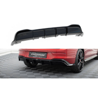 [Maxton Design Hátsó lökhárító betét Volkswagen Golf GTE Mk8-, fekete fényes ABS műanyag]
