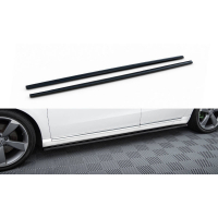 [Maxton Design diffúzorok az oldalsó küszöbök alá Volkswagen Passat Mk7 (B7), fekete fényes ABS műanyag, Variant/Sedan]