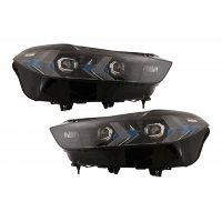 [LED-es fényszórók alkalmas BMW X5 G05 X6 G06 (2019-2022) upgrade lézerről 2024 LCI Designra]