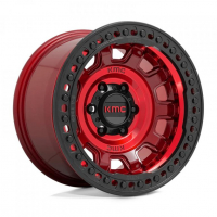 [KMC KM236 TANK BEADLOCK - CANDY RED]