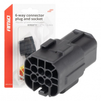 [Connector plug and socket set 6 PIN 2.2mm AMIO-04349]