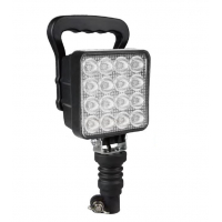 [LED světlo hranaté, bílé/oranžové, 16x3W/16x1W, na hrot, ECE R10]