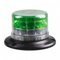 [LED maják, 12-24V, 24xLED zelený/oranžový, magnet]