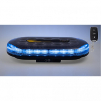 [AKU LED rampa modrá, 48xLED, magnet, 328mm, ECE R65 R10]