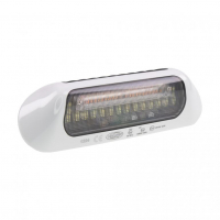 [LED světlo nástěnné s výstražným světlem, bílé, 48W, ECE R65]