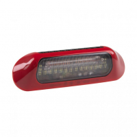 [LED světlo nástěnné s výstražným světlem, červené, 48W, ECE R65]