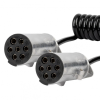 [Spring cable TIR 2x 7 PIN typ N 5m 24V AMIO-04379]