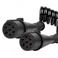 [Spring cable TIR 2x 7 PIN typ N 5m 24V AMIO-04380]