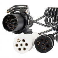[Spring cable TIR 2x 7 PIN 15 PIN typ N/S 5m 24V AMIO-04381]