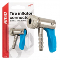 [Ironn nickel plating tire inflator connector 6 mm AMIO-04497]