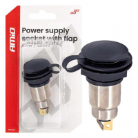 [Power supply socket with flap 250W 12V 24V AMIO-04462]