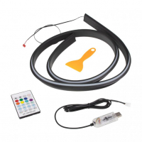 [LED ambientní osvětlení RGB pod přední okno - vnitřní]