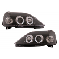 [Angel Eyes fényszórók, alkalmas Dacia Logan (2004-2008) Black]