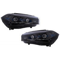[LED fényszórók, amelyek alkalmasak a BMW X5 F15 (2013-2018) átalakítására G05 Design Black stílusra.]
