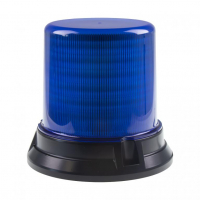 [LED maják, 12-48V, 144x1W modrý, pevná montáž, ECE R65]