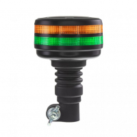 [LED maják, 12-24V, 48xLED zelený/oranžový, na držák, ECE R65]