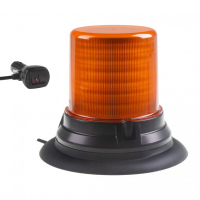 [LED maják, 12-48V, 144x1W oranžový, magnet, ECE R65]