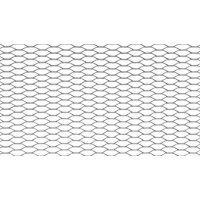 [ALU hálós rács Gyémánt Fekete 100x33cm 16x12mm]